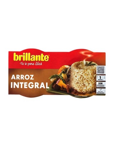 Brown rice pack 2 pcs Brillante 250 gr.