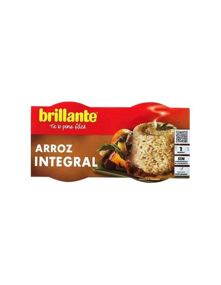 Brown rice pack 2 pcs Brillante 250 gr.