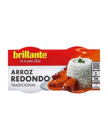 Arroz Brillante redondo tradicional pack 2 ud. x 250 gr.