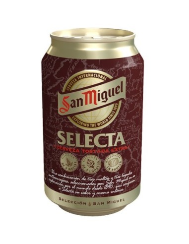 Cerveza San Miguel Selecta 33 cl.pack 8 ud.