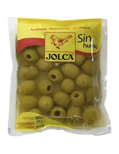 Aceitunas manzanilla sin hueso Jolca 75 gr.