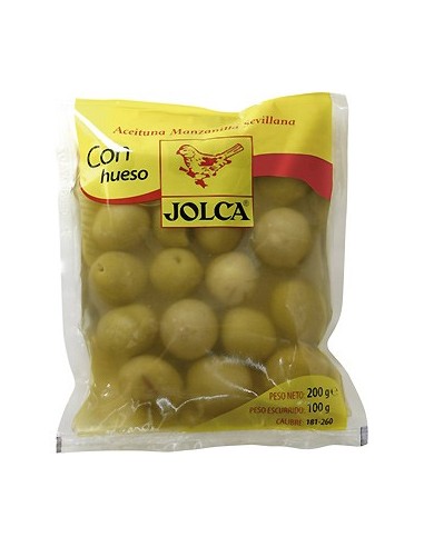Manzanilla olives with bone Jolca 75 gr.