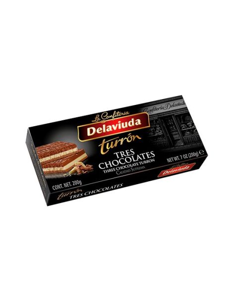 Nougat drei Schokolade Delaviuda 200 gr.