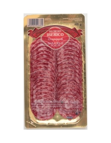 Salchichón ibérico extra loncheado Guijuelo Canpipork 500 gr.