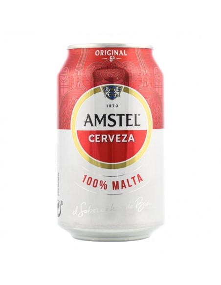 Amstel beer 33 cl .