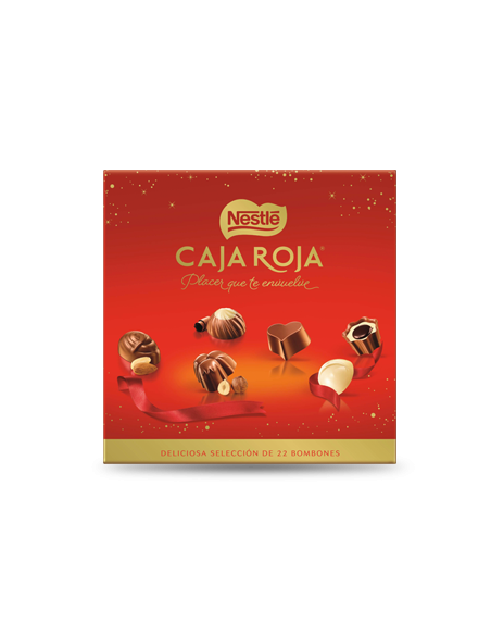 Bombones de chocolate Nestlé Caja Roja 198 gr