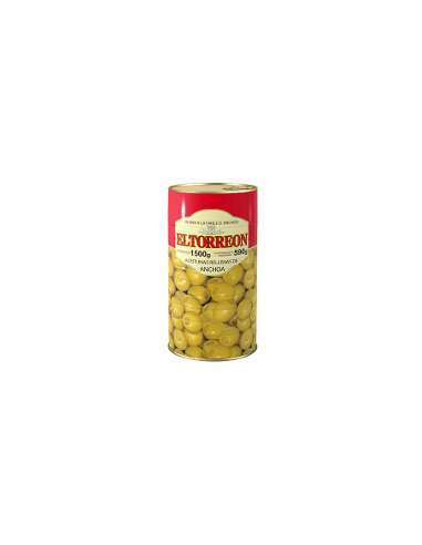 Sardellen Gefüllte Oliven Von El Torreón 600 Gr.