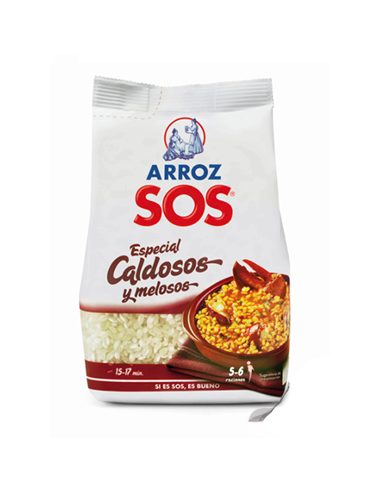 Arroz especial caldosos y melosos SOS 500 gr.