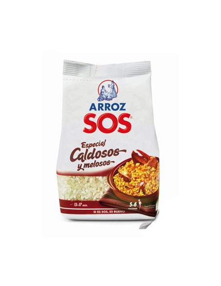 Arroz especial caldosos y melosos SOS 500 gr.
