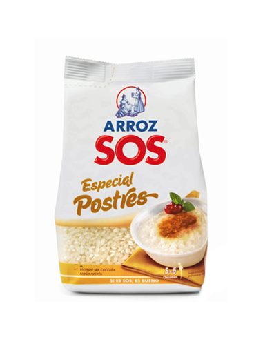 Arroz especial postres SOS 500 gr.