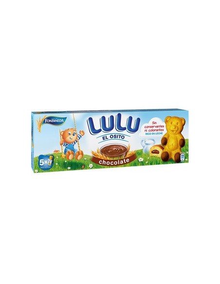Bizcochitos rellenos de chocolate El Osito Lulu 150 gr.