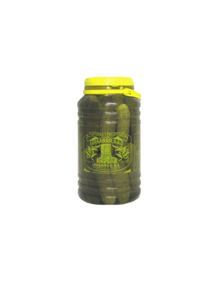 Small Anchovy-flavored Gherkins Josango 3,3 Kg Bottle.