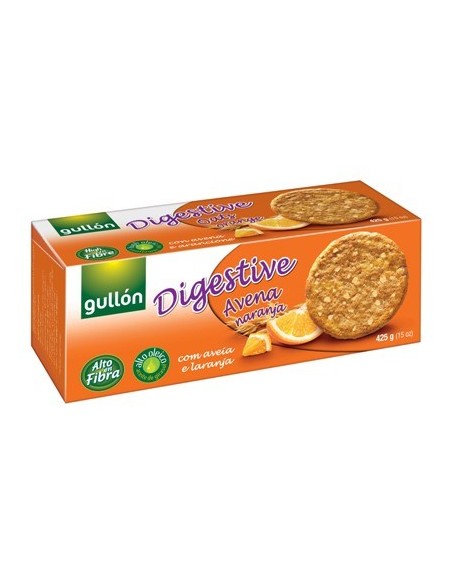 Cookies oats and orange Digestive Gullón 425 gr.
