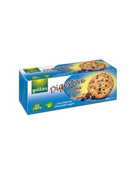 Haferflocken Cookies mit Schokolade Digestive Gullón 425 gr.
