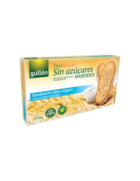 Sandwich Kekse ungesüßten Joghurt aromatisiert  DietNature Gullón 220 gr.