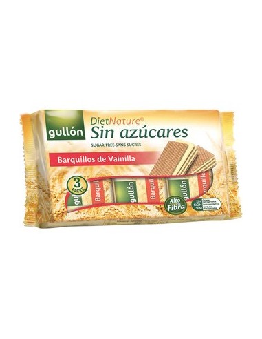 Biscuits tranche de vanille sans sucre DietNature Gullón 210 gr.