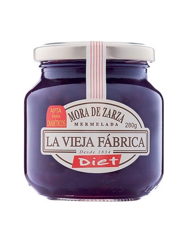 Blackberry  marmalade Diet La Vieja Fábrica 280 gr.