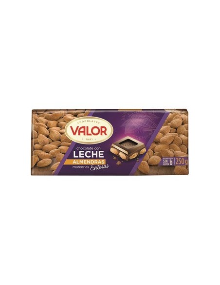 Tablet Milchschokolade Mit Mandeln Valor