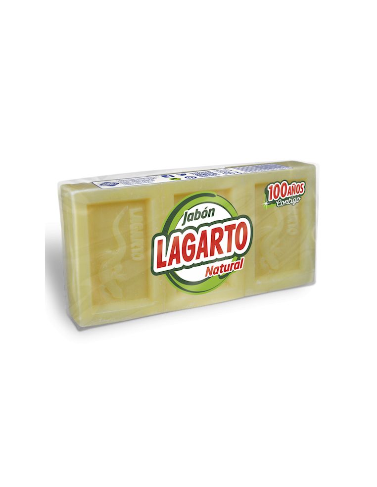 natürliche Seife Lagarto pack 3 ud  x 200 gr.