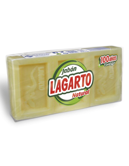 Jabón natural Lagarto pack 3 ud. x 200 gr.