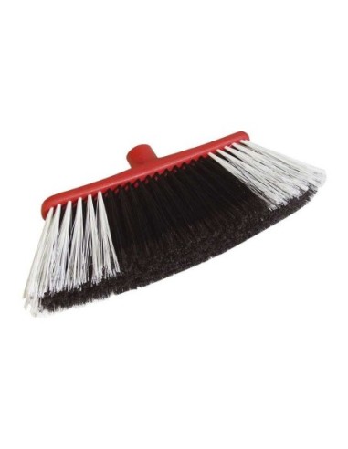 Bicolor universal broom brush