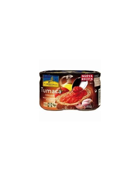 Tumaca con ajo Carretilla 2 x 185 gr.
