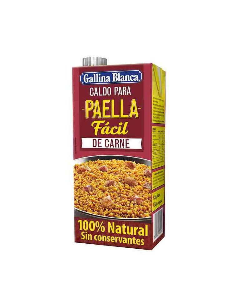 Caldo para paella fácil de carne Gallina Blanca 1 l.
