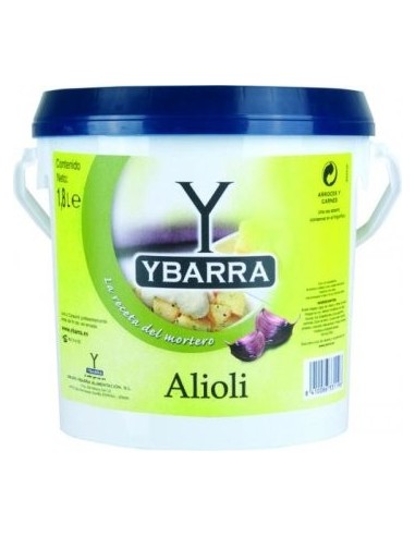 Salsa alioli Ybarra 1,8 kg.