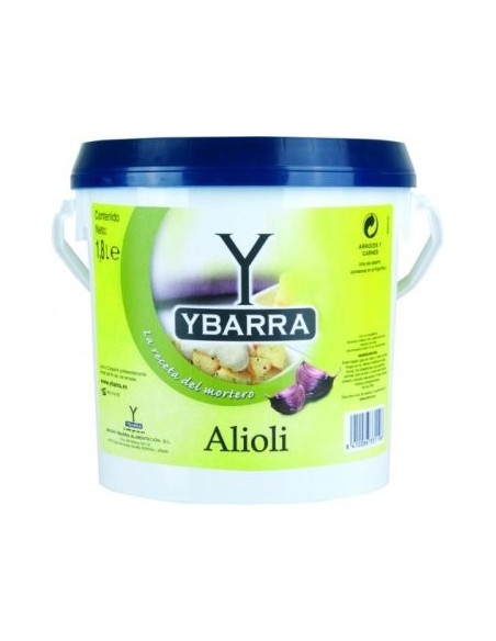 Salsa alioli Ybarra 1,8 kg.