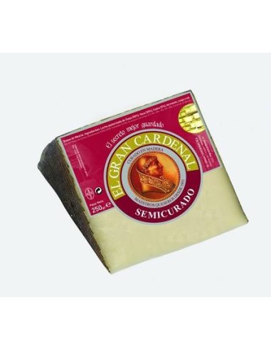 Queso semicurado Gran Cardenal 250 gr.