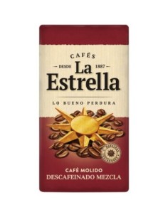 Café molido descafeinado mezcla La Estrella 250 gr.