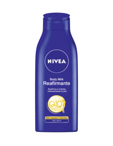 Body Milk Reafirmante Nivea Q10 Piel Sèche 400 ml.