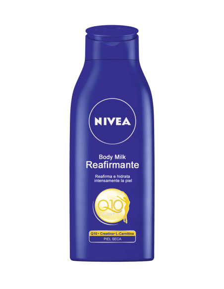 Body Milk Reafirmante Nivea Q10 Piel Sèche 400 ml.