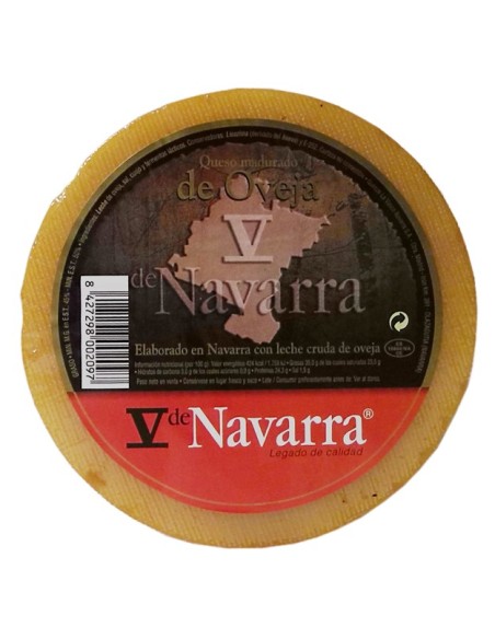 Lait cru fumé au lait de brebis V de Navarra 3,1 kg.