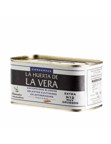 Extra thick white asparagus La Huerta de la Vera 780 gr.