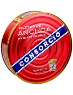 Anchovies in Olive Oil Consorcio 400 gr.