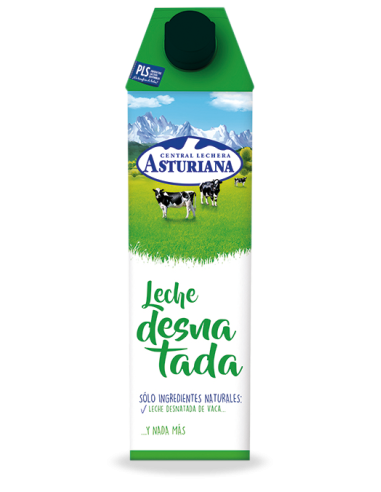 Lait écrémé Central Lechera Asturiana 1 l.1 l.