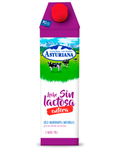 Vollmilch ohne Laktose Central Lechera Asturiana 1 l.