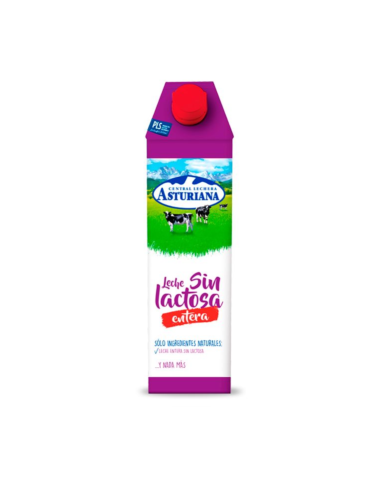 Vollmilch ohne Laktose Central Lechera Asturiana 6 ud. x 1 l.