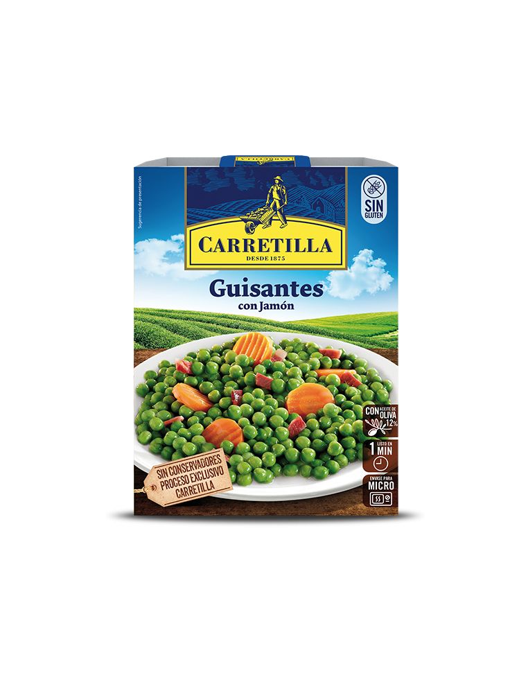 Erbsen mit Schinken Carretilla 300 gr.