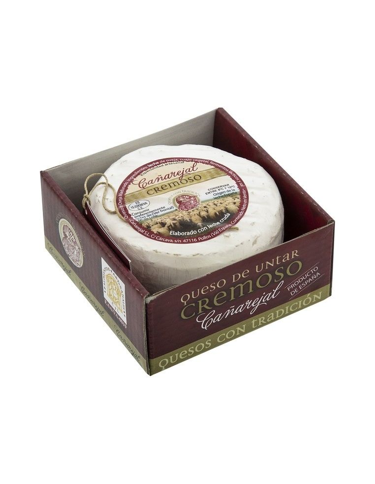 Queso cremoso de oveja Cañarejal 250 gr.