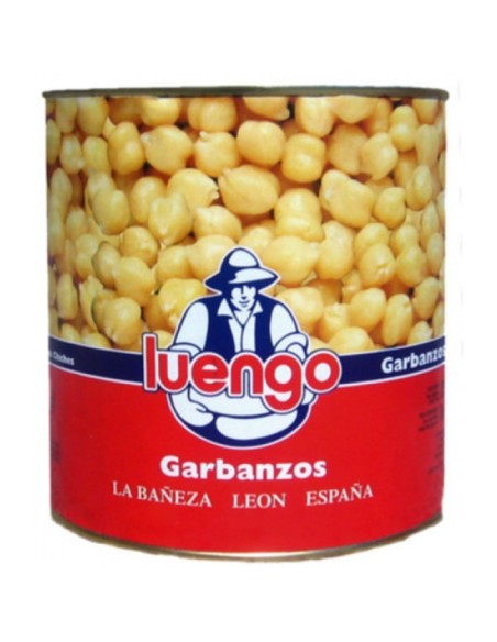 Chickpeas cooked Luengo 2,6 kg.