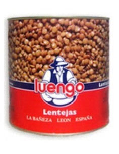 Lentejas cocidas Luengo 2,6 kg.