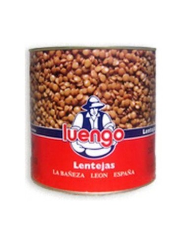 Lentejas cocidas Luengo 2,6 kg.