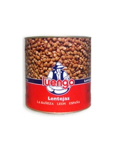 Lentejas cocidas Luengo 2,6 kg.