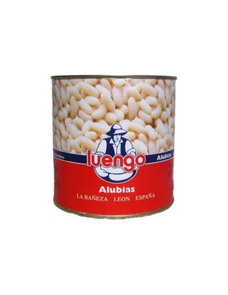 Alubias blancas cocidas Luengo 2,6 kg
