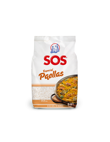Riz rond spécial SOS paellas 1 kg.