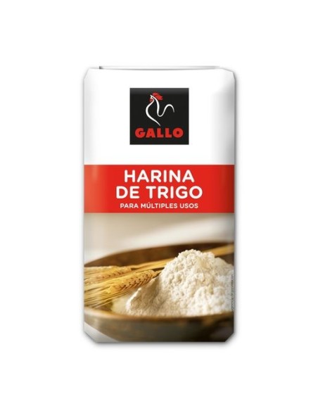 Harina de trigo Gallo 1 kg.