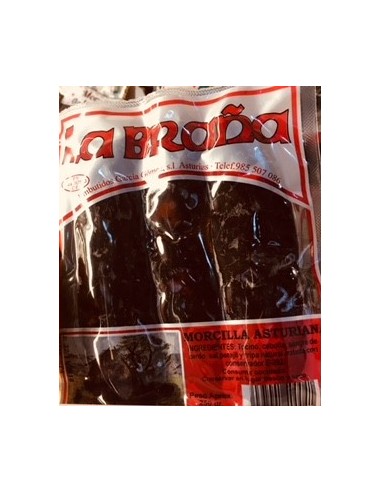 Morcilla Extra Asturiana La Braña 250 Gr.