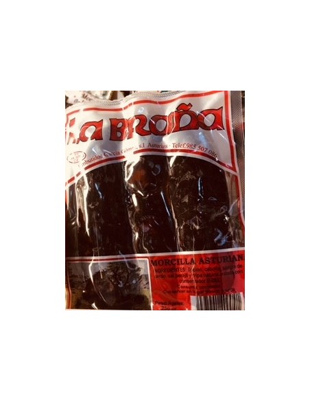 Morcilla Extra Asturiana La Braña 250 Gr.